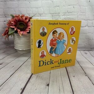 vintage 1984 Storybook Treasury of Dick and Jane hardcover children's book